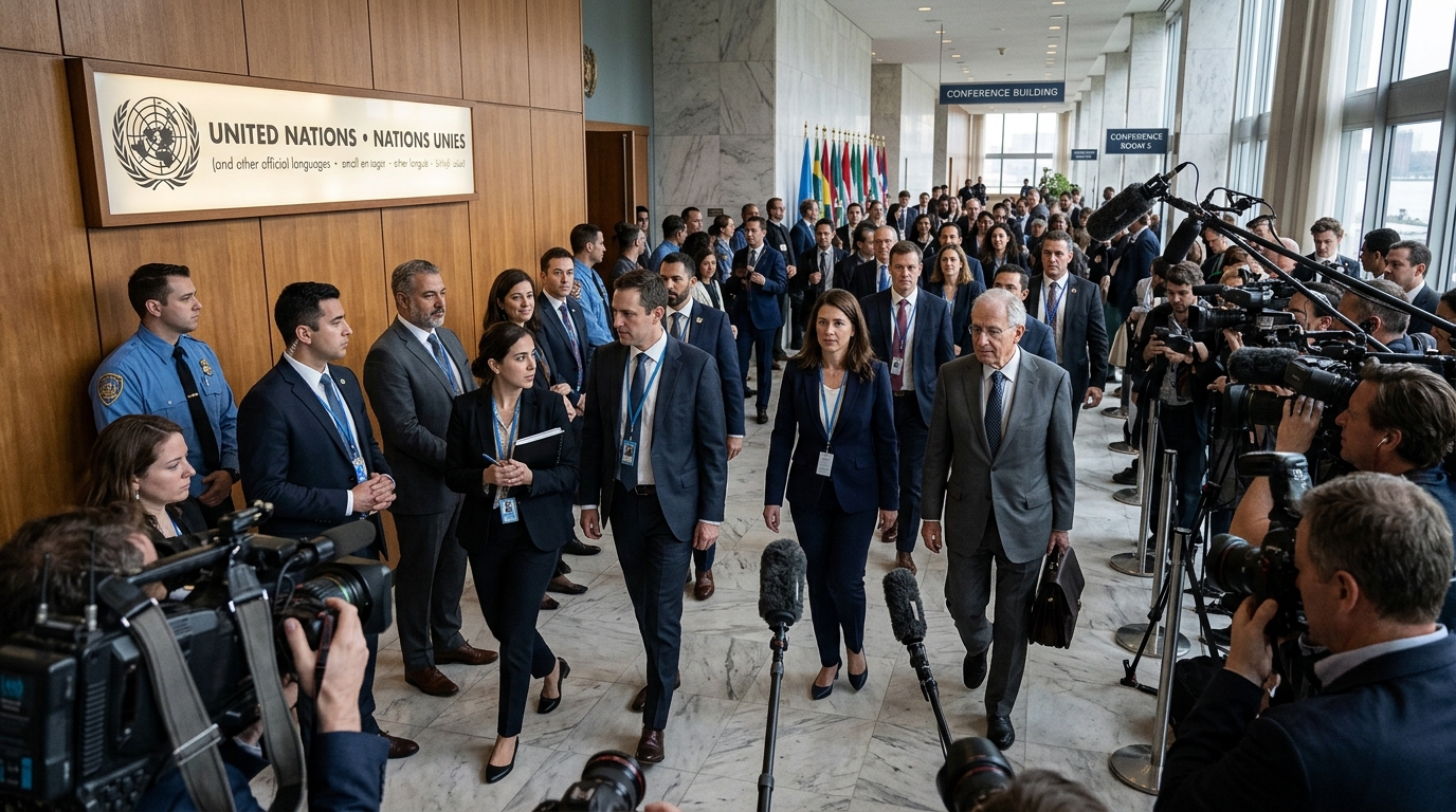 AI Chiefs Take Cooperation Push to the U.N.