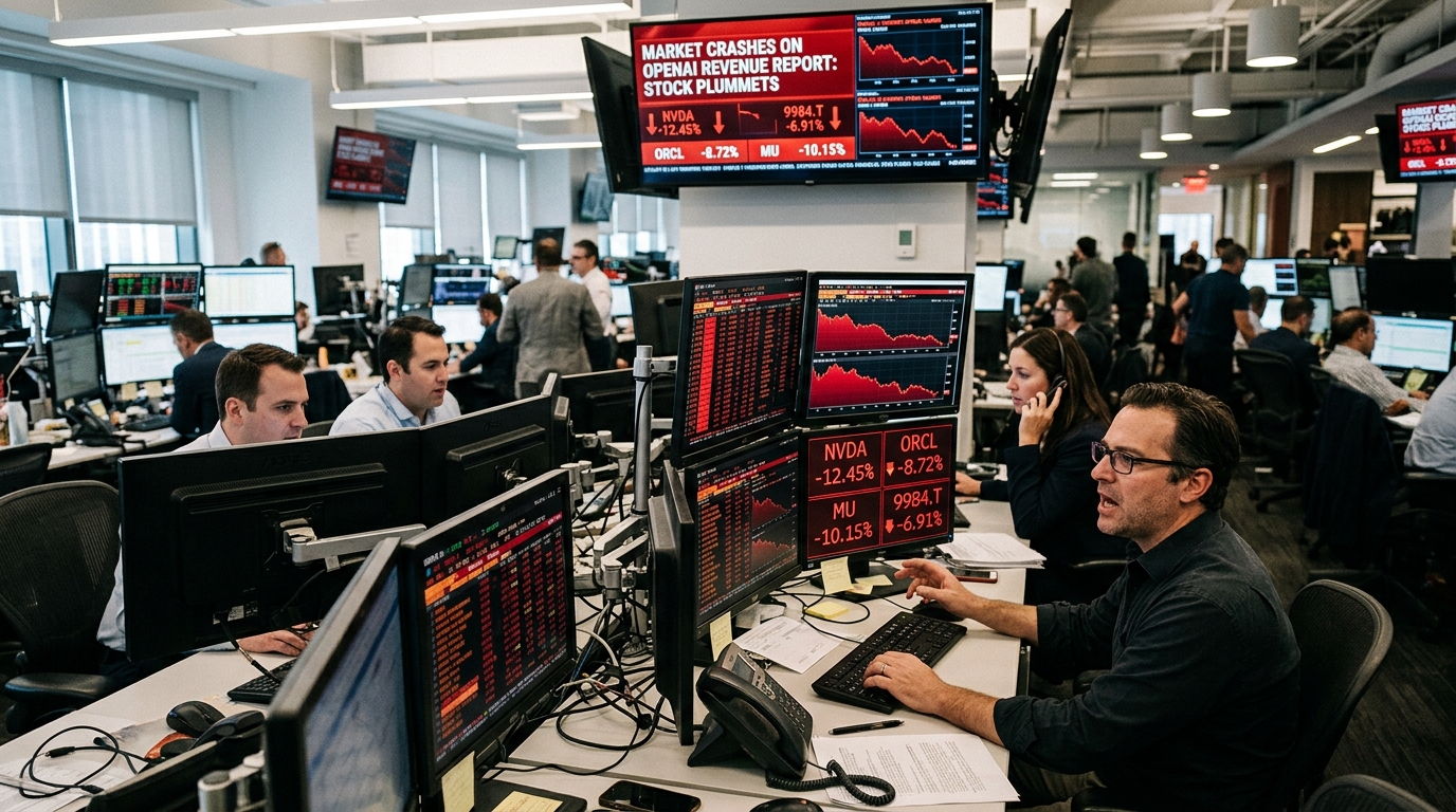 AI Stocks Slide as OpenAI Revenue Report Hits Sentiment