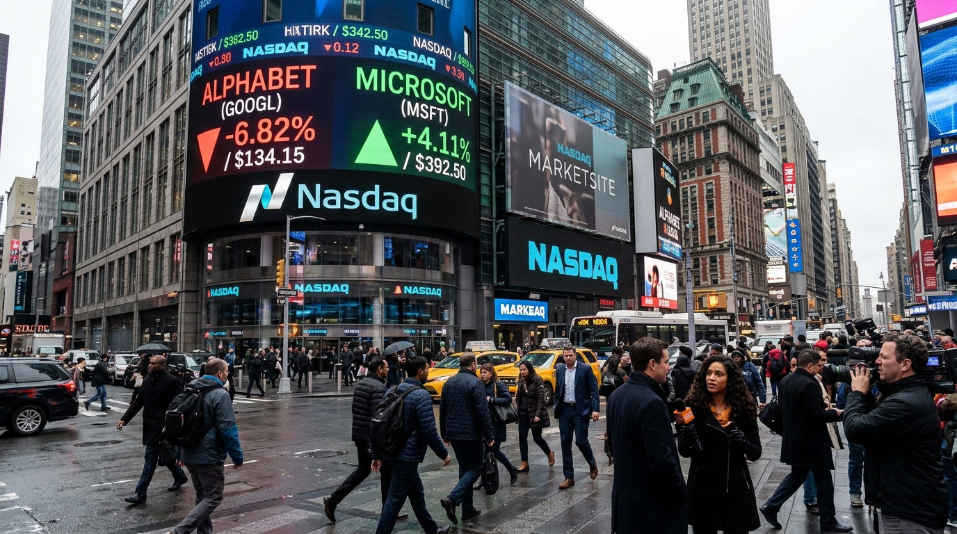 Alphabet slump deepens split in AI megacap trade