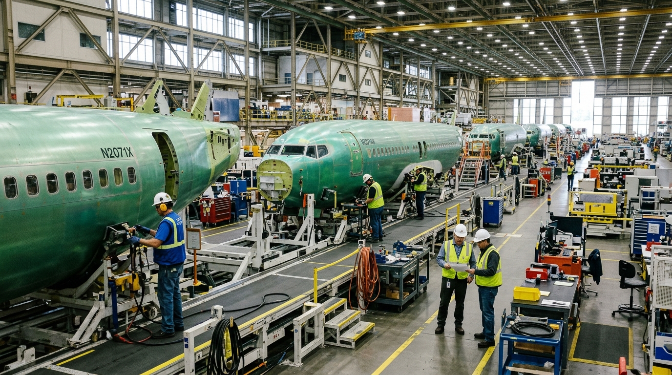 Boeing Loss Narrows as 737 Max Output Stays in Focus