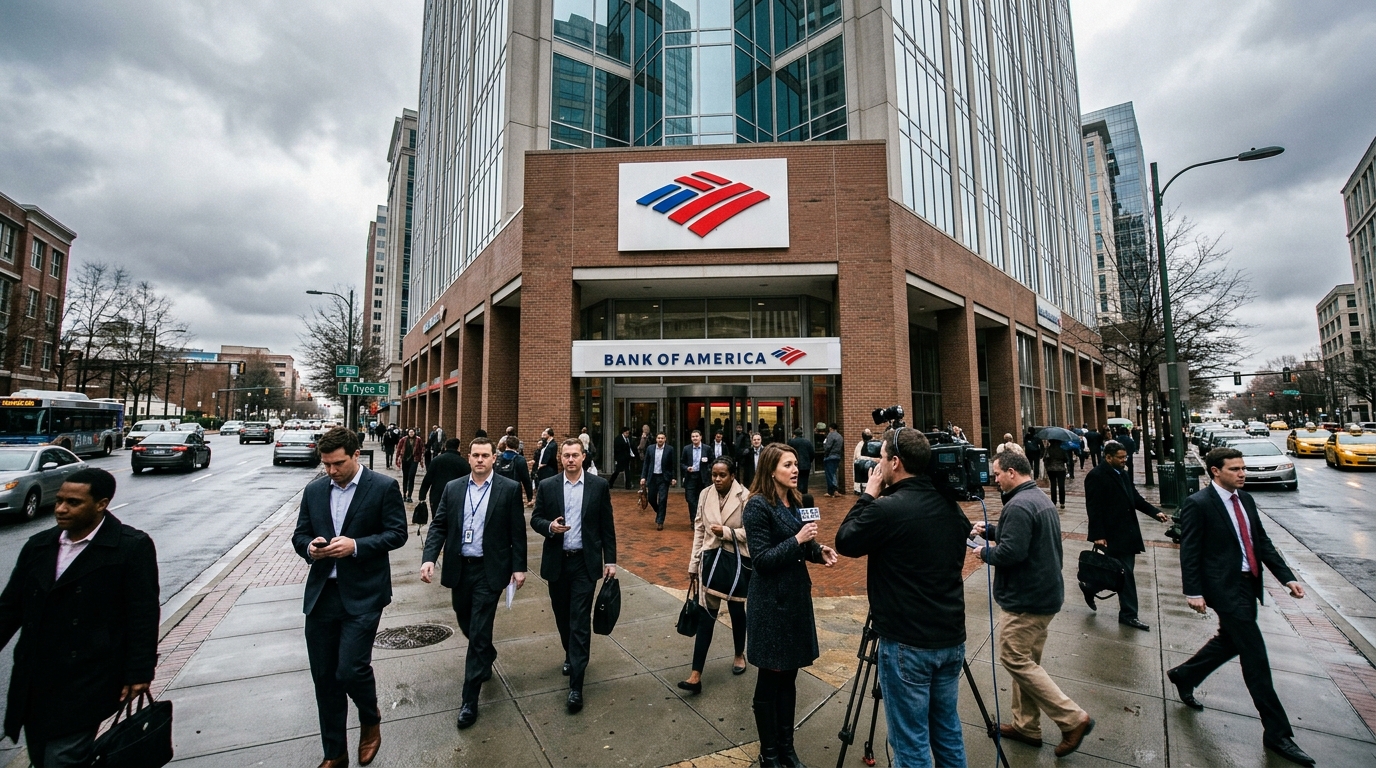 BofA Falls After Revenue Miss and Government Penalty