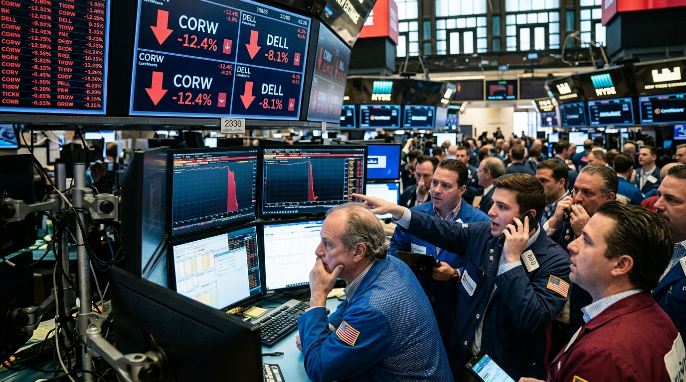 CoreWeave debt fears spread as AI trade hit across tech