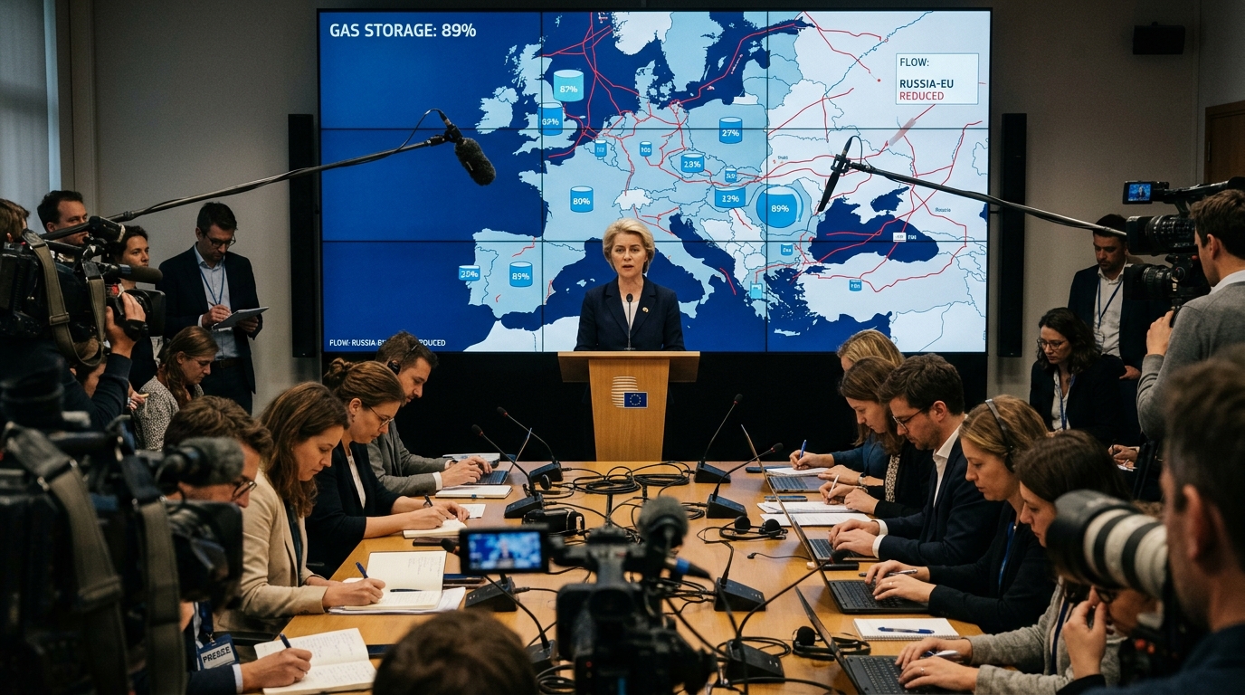 EU Gas Warning Revives Energy Price Risk for Europe