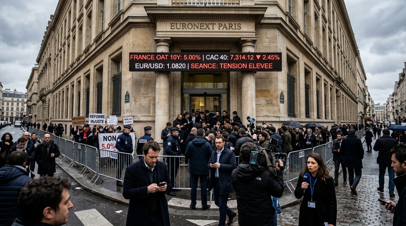 অস্থিরতার মধ্যে French 10-Year yield 5%-এ, ইউরোপে চাপ