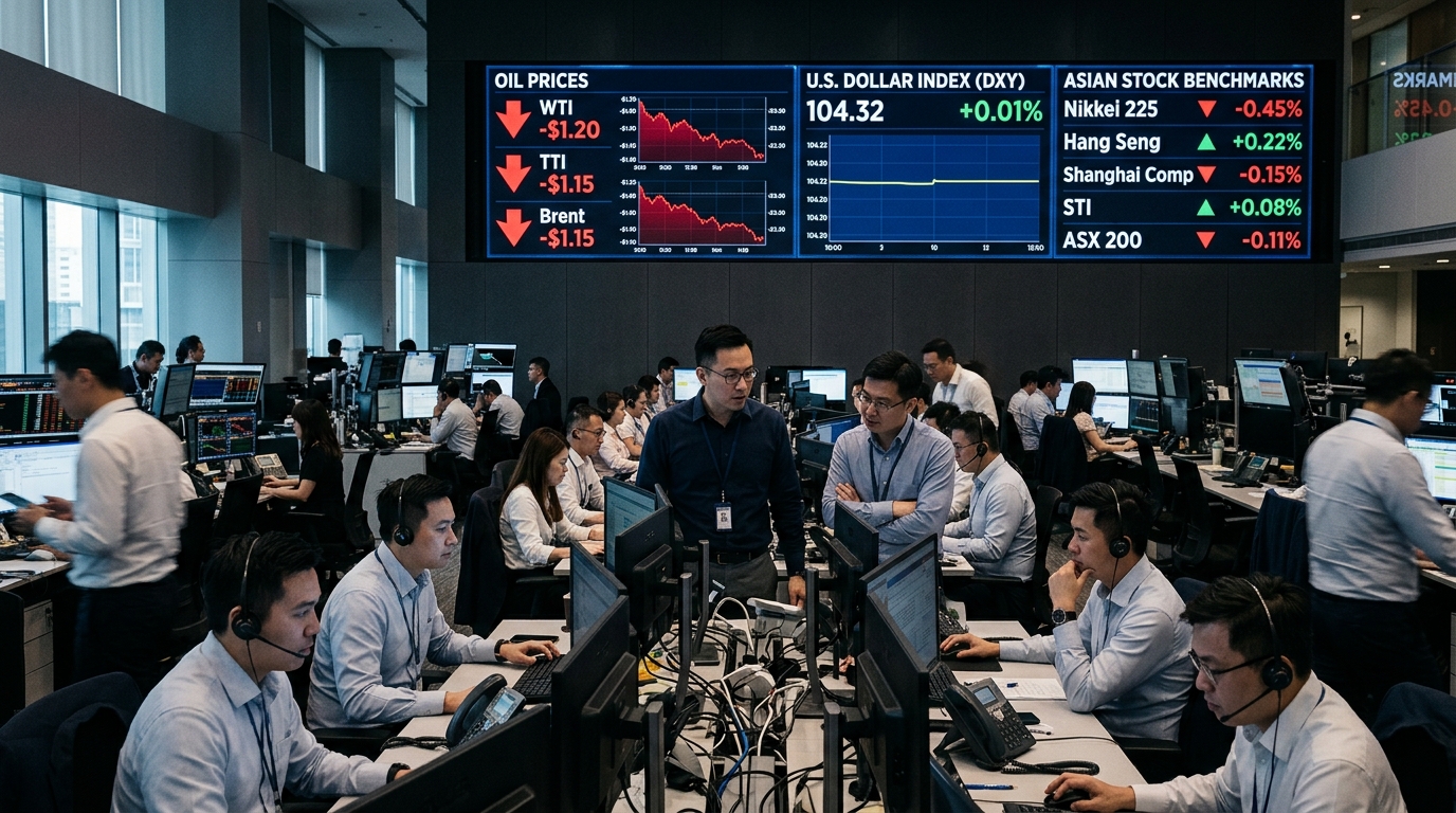 Global markets eye dollar, oil and Asia as risks shift