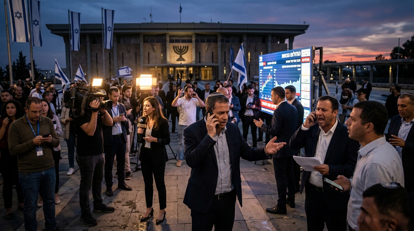 Israel Vote Hits Shekel and Bonds as Coalition Math Frays