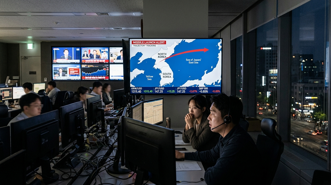 North Korea missile launch adds new forex risk signal