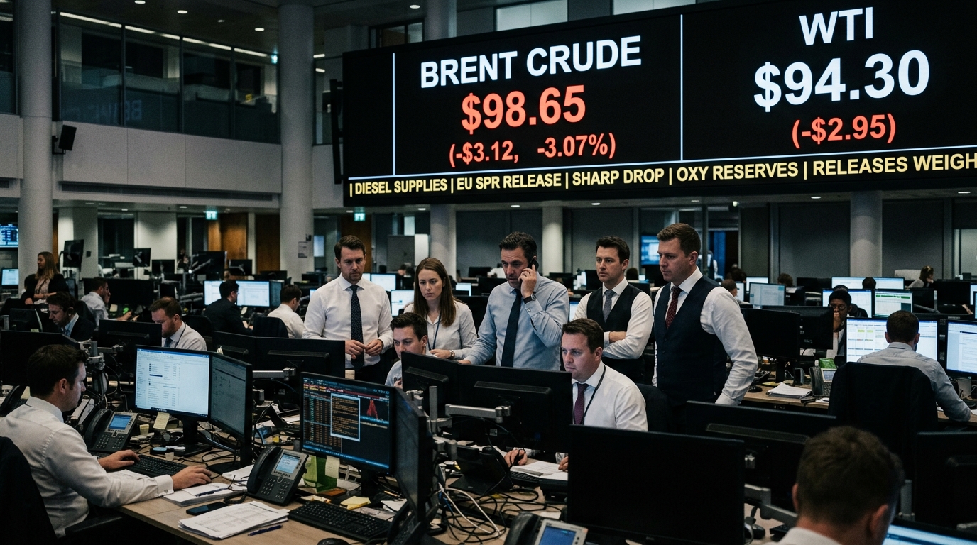 স্টক ছাড়ার খবরে Brent $100-এর নিচে, তেলের দর পড়ল