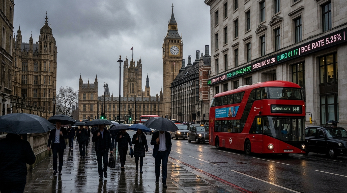 আগস্টে UK GDP 0.1% বাড়ল, স্টার্লিংয়ে কিছুটা স্বস্তি
