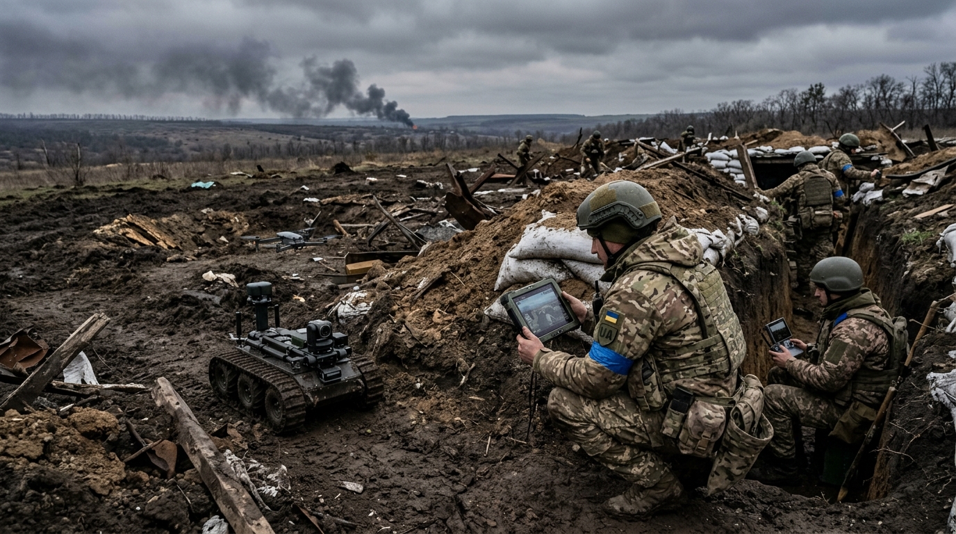 Ukraine Robot Offensive Highlights Defense Tech Risk